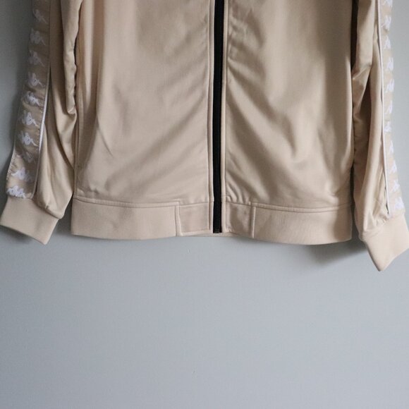 Kappa Womens Tan Sz M Full Zip Athletic Lightweight Track Jacket - Picture 10 of 13